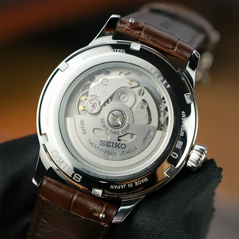 Seiko Presage Cocktail Time 'Acacia' GMT Men's Watch- SSK041J1